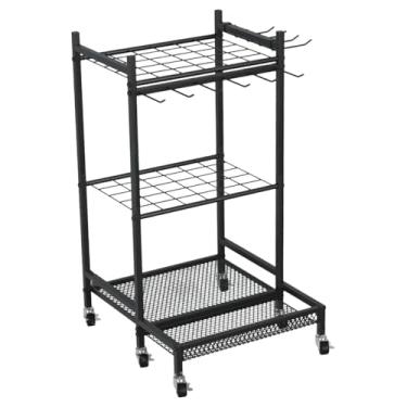 Imagem de IEUDNS Carrinho Organizador de Ferramentas de Jardim com Rodas para Uso Geral