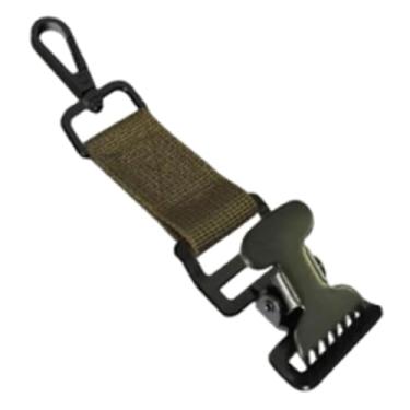 Imagem de Amagogo Clipe para luvas de trabalho com presilha, suporte universal para cinto, para bombeiros, suporte para luvas de golfe com alça de nylon, Verde