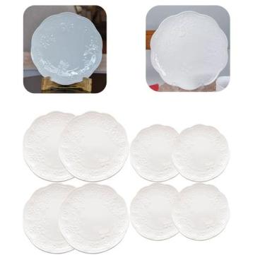 Imagem de Jogo 4 Pratos Jantar + 4 Pratos De Sobremesa Porcelana New Bone Butter