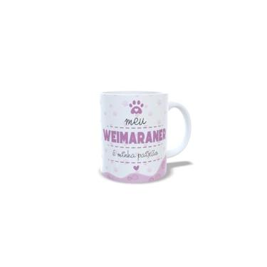 Imagem de Caneca de Cerâmica Yorkshire Terrier, Design Artístico com Flores e Corações, Branca, 325ml, Presente para Amantes de Pets (13208)