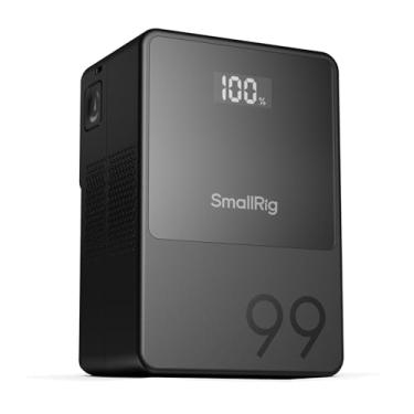 Imagem de SmallRig V Mount Battery VB99, 6700mAh 99Wh 14.8V mini V-Mount Battery Support 65W PD USB-C Fast Charger, with D-TAP, USB-A, Dual DC Port, OLED Screen, for Camera, Camcorder, Monitor, Filmmaker - 3580