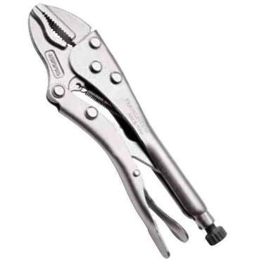 Imagem de Alicate De Pressão 10'' Tramontina - Mordentes Triangulares - Aço Especial - Cromado