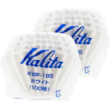 Imagem de Karita KWF-185#22212 Filtro de papel de café para 2 a 4 pessoas, 100 peças, branco, elegante, acampamento, ao ar livre, cafeterias, antiguidade, casamento, celebração, presente, aniversário, mulheres