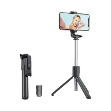 Imagem de Tripé De Bastão De Selfie Sem Fio Bluetooth Para iPhone Xiaomi Sem Luz