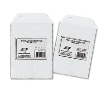 Imagem de Envelope Porta Documento Plástico Com Aba 120x160mm 100 Un. - ACP