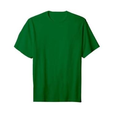 Imagem de Camiseta AMGK Masculina Lisa Básica 100% Algodão-Masculino