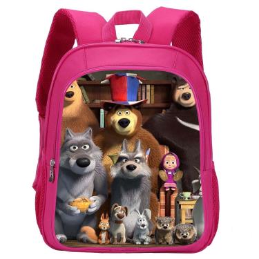 Imagem de Mochila Mashas Playings Dressups Anime School Bag Kids