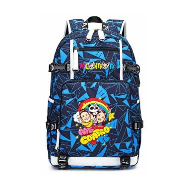 Imagem de Mochila escolar masculina Controles The Cartoon Kids Nylon 30x14x47cm