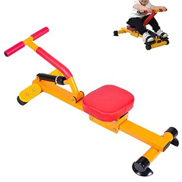 Imagem de Máquina de remo para crianças, equipamento de ginástica em casa, treinamento físico interno para crianças, 6 a 12 anos, presente de aniversário para meninos e meninas