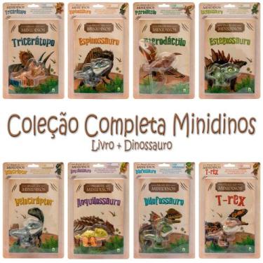 Imagem de Coleção Completa Mundo dos Minidinos - Todos os Dinossauros com Livros