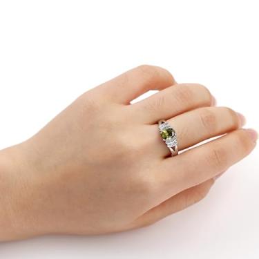 Imagem de Anéis de pedra preciosa moderna para mulheres, anel oval de zircônia cúbica, joia elegante de brilho diário, aliança de noivado, presente de festa da moda YC6580, Latão, Sem pedra preciosa