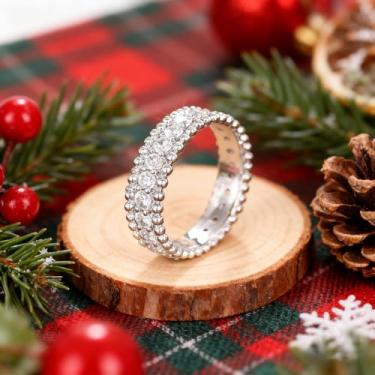 Imagem de 1 anel geométrico brilhante para mulheres, acessórios temperamentais e versáteis, joias finas para mulheres, decoração de encontros para festas de formatura, Cobre, Sem pedra preciosa