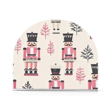 Imagem de Qilmy Bonito suporte de guardanapo de marionetista de Natal para mesas - porta-guardanapos para cozinha, porta-guardanapos de mesa, porta-guardanapos de coquetel, porta-guardanapos de papel177