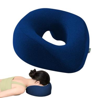 Imagem de Almofada Facial | Espuma Viscoelástica Capa Removível Suporte para Cabeça | Travesseiro Para Dormir De Bruços - Para Dormir De Lado Piercing Na Orelha Após BBL Sesta Casa Viagem