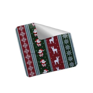 Imagem de Adesivos Redondos Natalinos 25 Unidades Estampa Tricô de Suéter - Tamanho 30x30cm