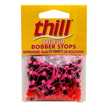 Imagem de Thill Bobber Paradas Premium para Boias de Pesca, Rosa Choque, Pacote com 100
