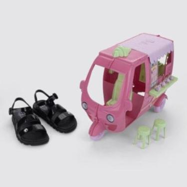 Imagem de Sandália Infantil Barbie com Sorveteria Grendene Kids-Feminino