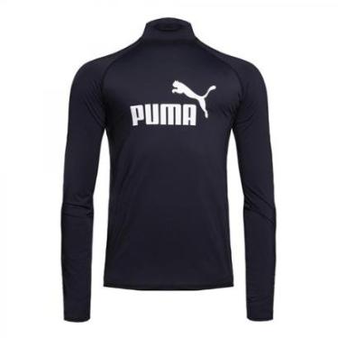 Imagem de Camiseta Puma Masculina Manga Longa Proteção Solar UV50+-Masculino
