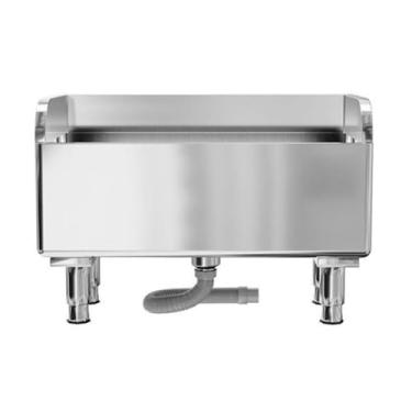 Imagem de Pia de chão para ambientes internos e externos, bacia de serviço de esfregão de aço inoxidável, pia de esfregão comercial, pia de esfregão com drenagem para negócios de cozinha, balde de esfregão