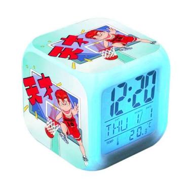 Imagem de Despertador digital LED Slams Dunks Square 8x8x8cm para crianças - yiw