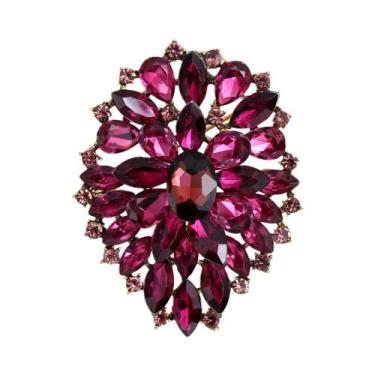 Imagem de Broches de flores clássicos para mulheres, flores de beleza, casamento