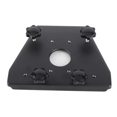 Imagem de Cryfokt Adaptador de Tubo de Satélite Ajustável Resistente às Intempéries para Antenas Parabólicas Padrão Gen 3 V3 Suporte de Metal Preto para Instalação Em Telhado ou Parede