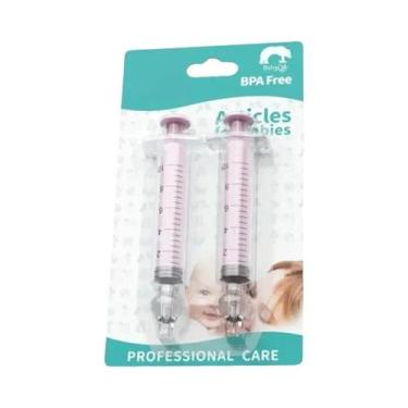Imagem de Conjunto De Seringa Nasal Para Bebês De 20ML Com 5 Cabeçotes De Silico