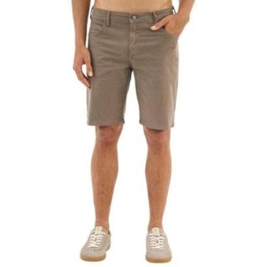 Imagem de Bermuda Colcci Sarja Davi Marrom Masculina-Masculino