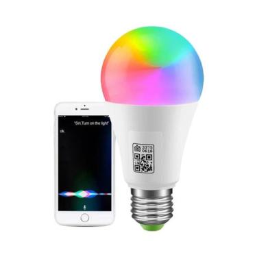 Imagem de Lâmpada LED Inteligente WiFi GU10 E14 E27 RGB Controle Por Voz Siri Ce