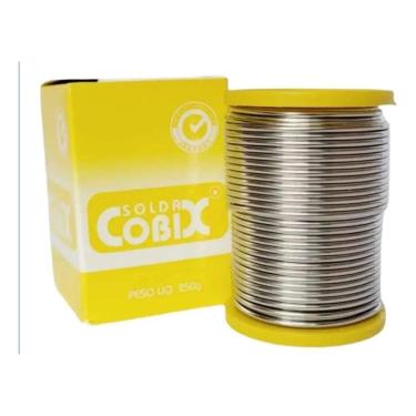 Imagem de 2X Solda Estanho 50X50 1.5Mm Com Fluxo Ra  T2  Rolo 250G Cob