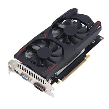 Imagem de VBESTLIFE Placa Gráfica 550TI 4GB, GPU DDR5 de 128 Bits, Placa de Vídeo para Jogos PCIE 1.1 X16, Gráfica para Computador Desktop Com Portas HDMI, DVI, VGA