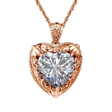 Imagem de SIALMSIANI Novo pingente de coração de topázio azul ouro amarelo 2026 para mulheres 15 x 15 mm excelente corte colar de pedra preciosa dia dos namorados joias de luxo moda acessórios modernos presente