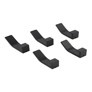 Imagem de Cabideiro de parede para cabide ganchos preto branco toalha gancho para roupas de banheiro gancho quarto roupão gancho casaco gancho para sala de estar cozinha acessórios ganchos casaco (branco)