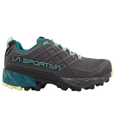 Imagem de La Sportiva Tênis feminino Akyra II GTX impermeável para trilha e trilha, Zimbro de carbono, 39 BR