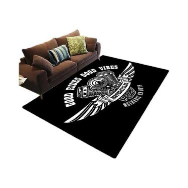 Imagem de Tapete Antiderrapante Grande Para Barbearia, Decoração De Sala De Esta