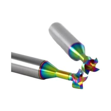Imagem de Fresa Em T De Aço Inoxidável E Tungstênio D10/D12, Fresa De Ranhura De