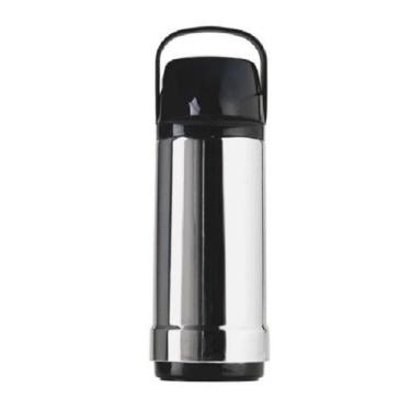 Imagem de Garrafa Térmica GLT Pressão Metalizada 1,0 Litro - 0121 - In - Invicta