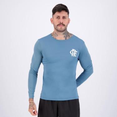 Imagem de Camisa Flamengo Protection UV Manga Longa Azul - Braziline, M