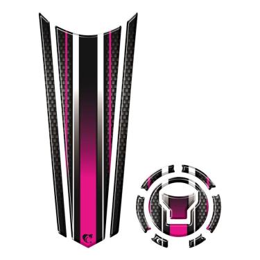 Imagem de Protetor Tanque E Bocal Gravatona Honda Listra Acima 2018 Pink