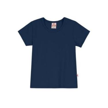 Imagem de Blusa infantil menina em cotton Brandili-Azul-Feminino