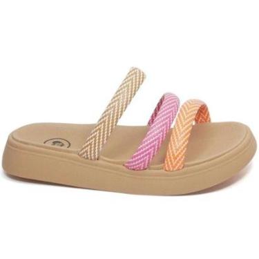 Imagem de Chinelo Papete Infantil Molekinha Tira Pronta Napa Menina 2358.115-Feminino