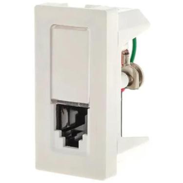 Imagem de Modulo Tomada Telefone RJ11 Pial Plus+ Legrand Branco 615011BC
