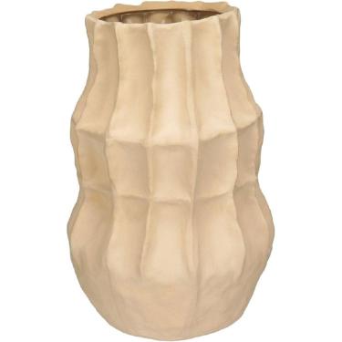 Imagem de VASO DECORATIVO ENFEITE CASA HOME&CO CERÂMICA 30x20x20cm BEGE