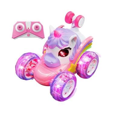 Imagem de Carro RC De Unicórnio Fofo Com Controle Remoto, Boneca De Cartoon Elét