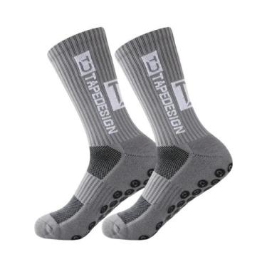 Imagem de Meias Esportivas Antiderrapantes Para Homens Para Futebol, Basquete, B