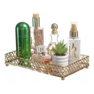 Imagem de Bandeja Decorativa Espelhada P/ Perfume Banheiro Bd-108 M - PGB, Doura