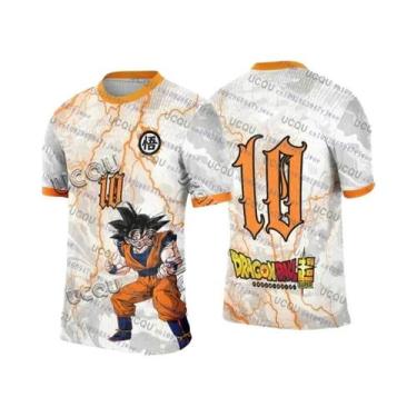 Imagem de Camiseta De Futebol Dragon Ball Anime Oversize Para Homens E Mulheres,