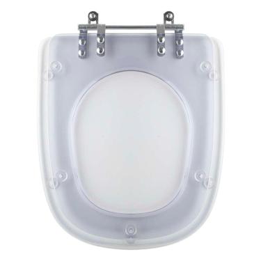 Imagem de Assento Sanitario Poliester Ibiza Transparente Para Vaso Incepa