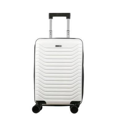 Imagem de Mala de Viagem Bordo com Rodas 360º Basic Plus - Branco, Branco