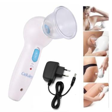 Imagem de Massageador Anti Celulite Aparelho Drenagem Linfática Celluless Portatil Ventosa Succao Recarregavel A Vacuo